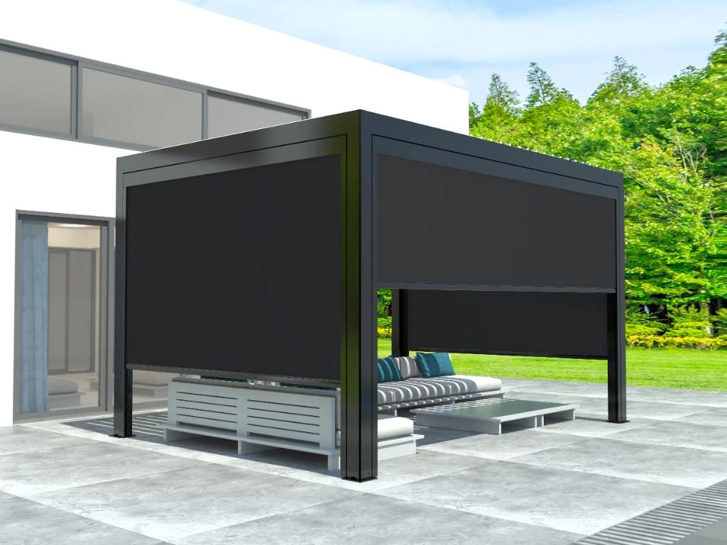 Screen Zwart - Lengte 400 cm - Afbeelding 3